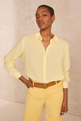 CARLA SUN LONG-SLEEVED STRIPED SHIRT