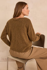 ALESIO DUCK BLENDED WOOL SWEATER