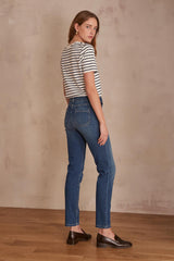 NALLA INDIGO FITTED JEANS