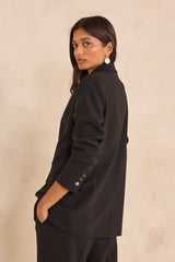BARBARA BLACK DOUBLE-BREASTED BLAZER