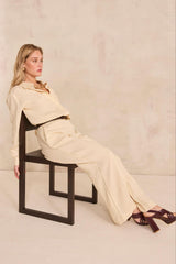TESSA CREAM WIDE TROUSERS