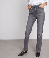 SONIA GREY STRAIGHT-LEG DENIM JEANS