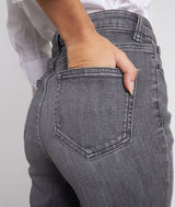 SONIA GREY STRAIGHT-LEG DENIM JEANS