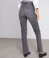 SONIA GREY STRAIGHT-LEG DENIM JEANS