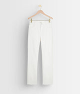 PATIENCE WHITE STRAIGHT-LEG COTTON JEANS