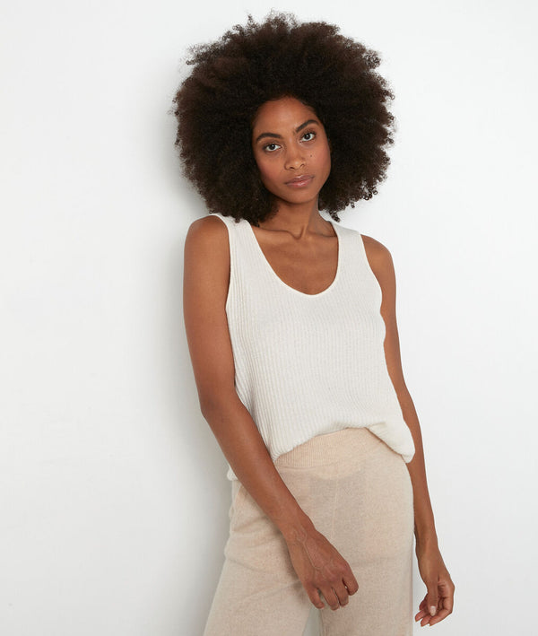 TEVA RECYCLED CASHMERE TANK TOP