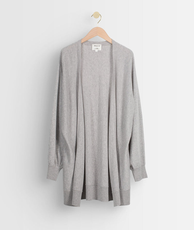 TERENCE LONG FINE-KNIT CARDIGAN