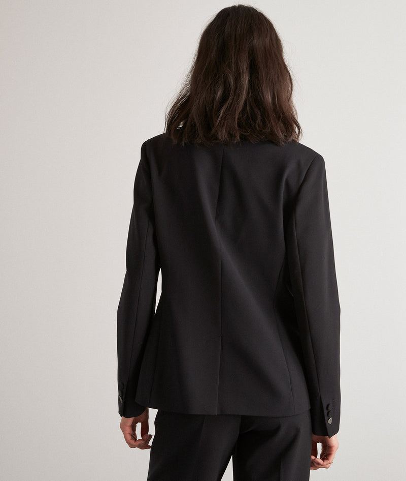 REINE BLACK FITTED BLAZER