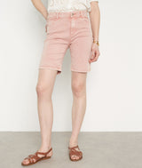 CHIARA BLUSH COTTON BERMUDA SHORTS