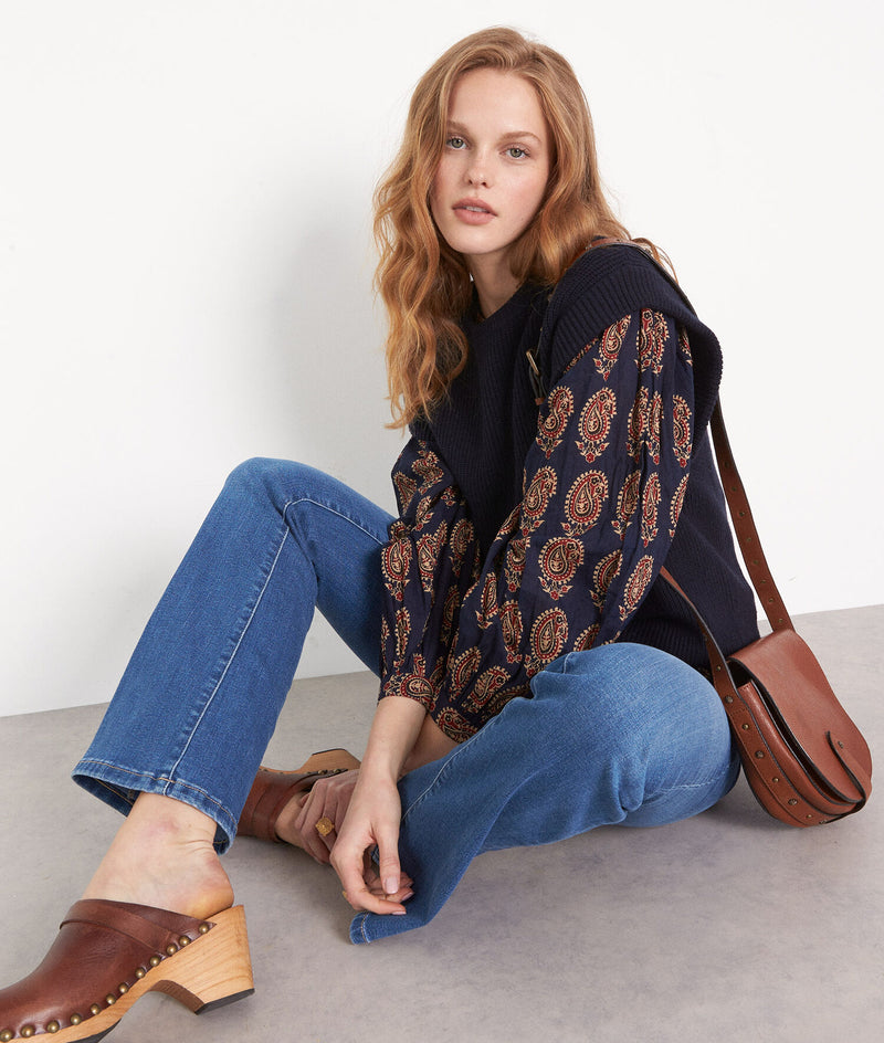 BILL NAVY ECOVERA VISCOSE SLEEVELESS JUMPER