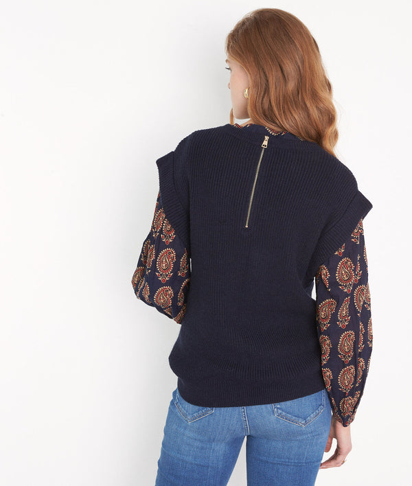 BILL NAVY ECOVERA VISCOSE SLEEVELESS JUMPER