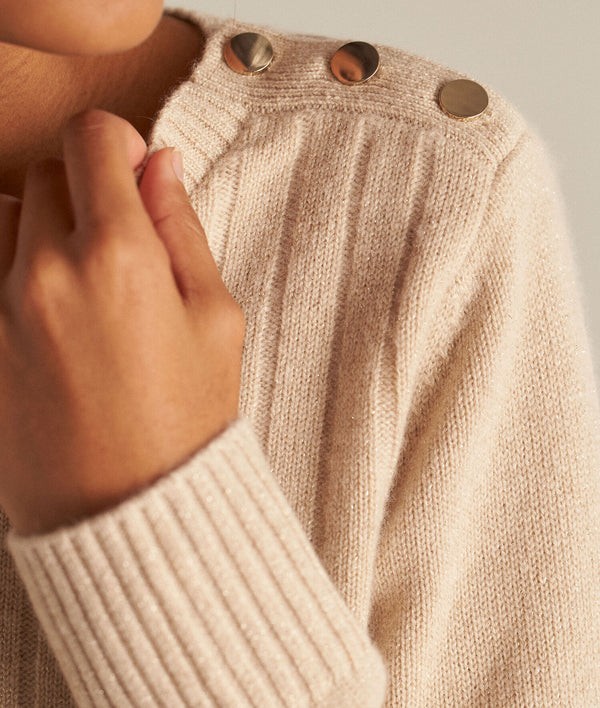 BELMA NATURAL RECYCLED CASHMERE JUMPER