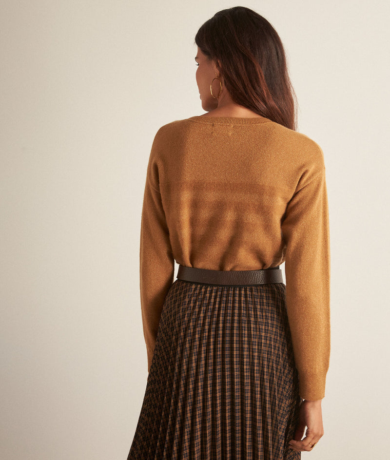 BETTANY BROWN RECYCLED CASHMERE JUMPER