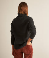 BLAISE GREEN RESPONSIBLE WOOL TURTLENECK PULLOVER