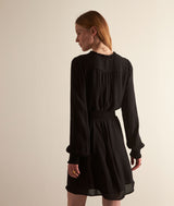 HORLANE SHORT FLOWING BLACK DRESS