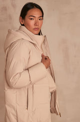 MINA SHORT NATURAL PADDED JACKET