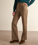 FIDJI PRINCE OF WALES CHECK FLARED TAILORED TROUSERS