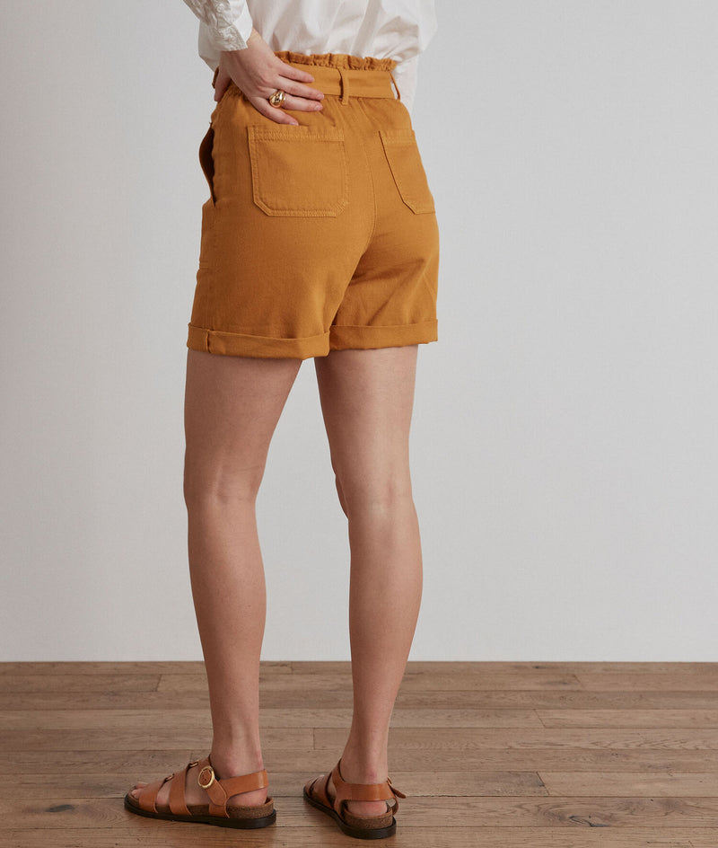 BRUNA SAFRAN COTTON SHORT