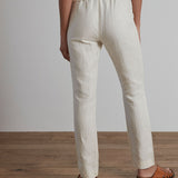 FELIX ECRU LINEN CHINOS