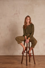 MADISON KHAKI BLOUSE