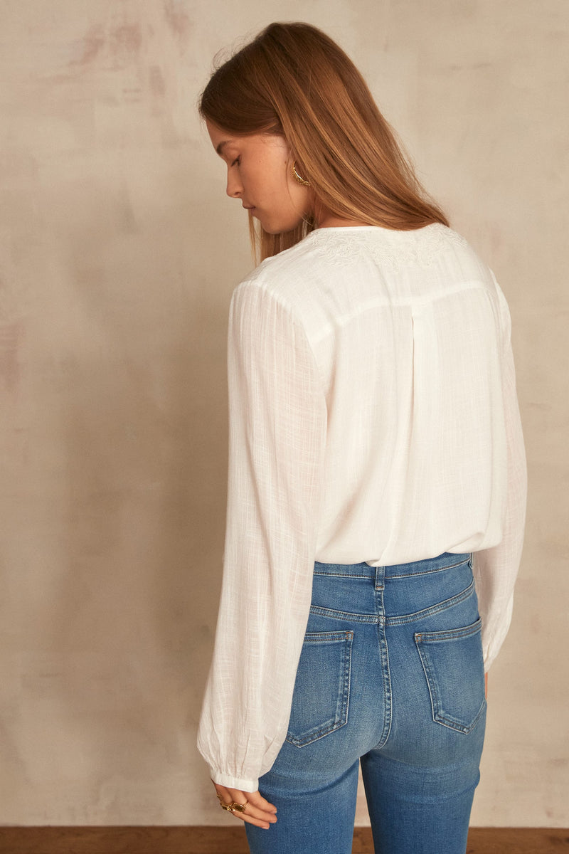 MADISON ECRU BLOUSE