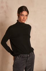 ADAMO BLACK CASHMERE JUMPER