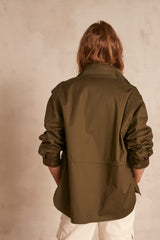 BIANCA KHAKI SHORT PARKA