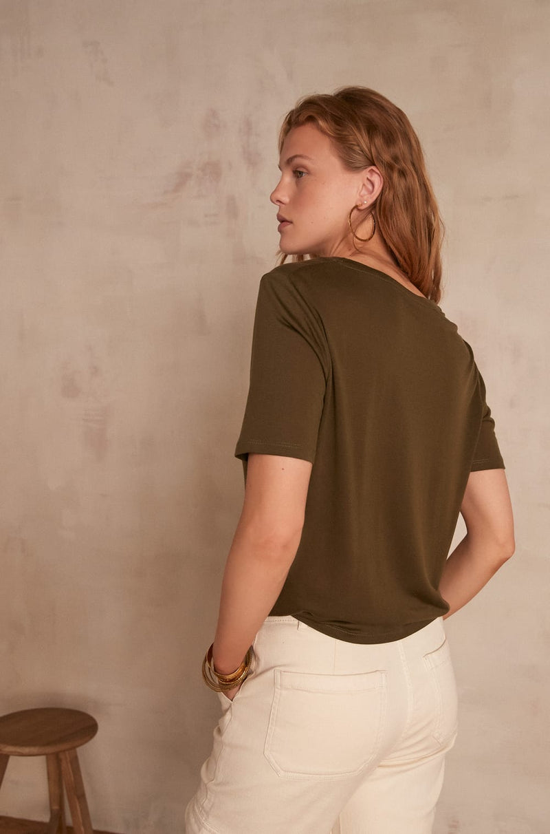 PENNY KHAKI T-SHIRT