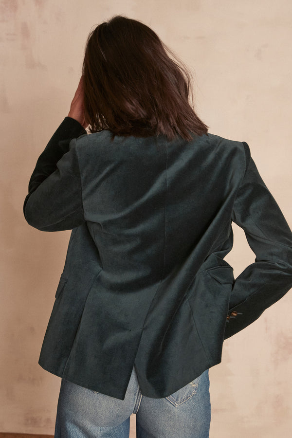 BERENICE DARK GREEN TAILORED JACKET